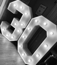 Load image into Gallery viewer, 5 ft Number Marquee Without Balloon Garland
